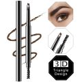 2In1 Eyebrow Pencil Dark Brown Double Headed Eyebrow Brush Pen. 