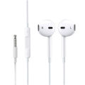 ORIGINAL EARPODS LIGHTNING CONNECTOR iPhone Handsfree ( LIGHTNING & 3.5MM ) | Built-In Microphone / Colour White | Compatible On ( iPhone 7,7Plus, 8, 8 Plus, X Series, 11 Series, 12 Series, 13 Series, 14 Series ). 