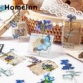 Vintage Floral Stickers Vintage Floral Scrapbooking Stickers Set Diy Journaling Decoration with Strong Adhesive Buyers' Favorite Flower Stickers. 
