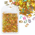Holographic Glitter English Alphabet Flakes For Epoxy Resin Filling Laser Letter | Holographic Glitter Alphabet Flakes - Laser Cut English Letters for Epoxy Resin Art & DIY Crafts. 