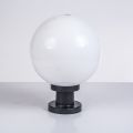 Plastic Globe Pillar light IP65. 