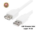 USB Extension Cable for Data Transfer for USB, Keyboard, Mouse, Card Reader, Printer ETC. 