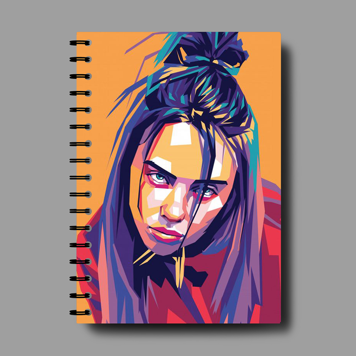 Billie Eilish Spiral Notebook - 7740 | Daraz.pk