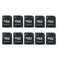 【All Of Me】10Pcs Micro SD TransFlash TF Memory Card Adapter Converter Black. 