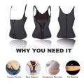 Adjustable Shoulder Strap Waist Trainer Vest Corset Women Zipper Hook Body Shaper Plus Size Waist Cincher Tummy. 