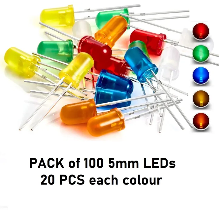 5mm%20LED,%20Pack%20of%20100,%20Red%20Green%20Yellow%20Blue%20Orange%20LED%20Lights%2020mA%205mm%20Mixed%20Color%20Light%20Emitting%20Diode%20-%20Image%202