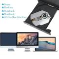 Rodzon External CD Drive Type C USB 3.0 Portable CD DVD +/-RW Drive Slim DVD/CD ROM Rewriter Burñer Writer Compatible with Laptop Desktop PC Windows Linux OS Âpple Mác. 