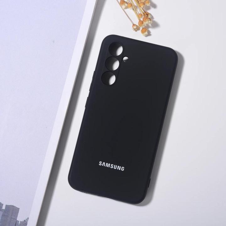 Samsung A16/A15/A55/A54/A06/A05/S23FE/S24FE/S25 Ultra 5G Official Silicone Case - Soft Silicone With Logo With Camera Protection Back Cover