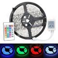 Flexible RGB Color Changing Strip SMD Light with Remote Control. 