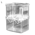 Double-layer Transparent Fish Breeding Tank Versatile Aquarium Isolation Box. 