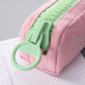 Korean Stationery Pencil Case with Big Zipper Cute Pencil Pouch Large Capacity Pen Bag for Student School Office Supplies. 