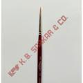 Habico Series 123 Water Color Rount Tip Sablon Paint Brush Size 00, fine miniature brush for detailing Made In Germany. 