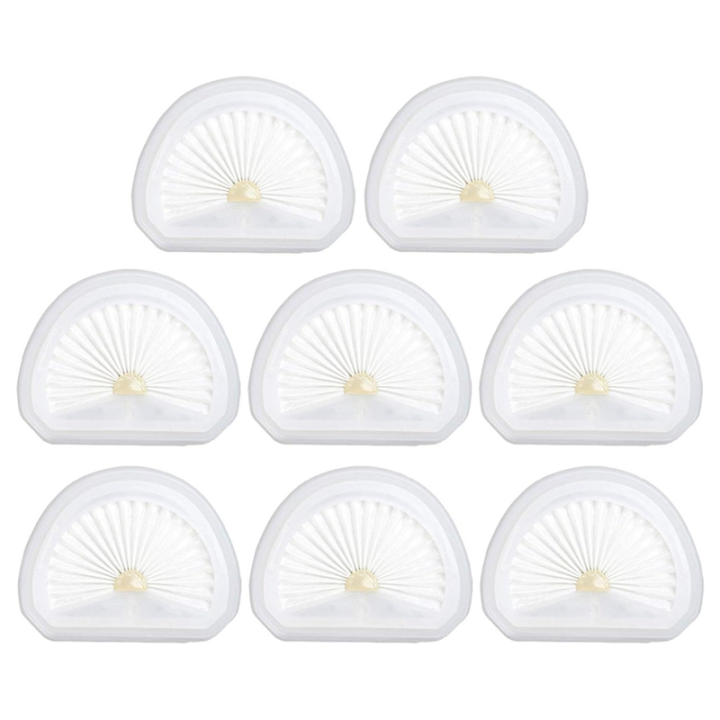 8Pack White Vacuum Filters Plastic Vacuum Filters for VLPF10, Hand Vacuum Model HLVA320J00 & N575266