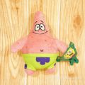 Cross-border plush toys, suction cups, pendants, spongebob SquarePants, Pai Daxing, full set of dolls, wedding gifts. 