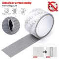 Window Screen Repair Tape Self Adhesive Mesh Tape Net Door Fix Patch Anti Insect Mosquito Mesh Broken Holes Repairing Easy-to-Apply. 