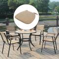 Chair Cushion with Ties Dining Chairs Nonslip Seat Cushion Pad Black Grey. 