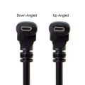 【All Of Me】Up & Down 90 Micro HD To Male HDTV HDMI-compatible Cable For Cell Phone & Tablet & Camera. 