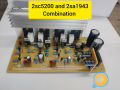 200 watts stereo RMS amplifier NPN and PNP complete board. 