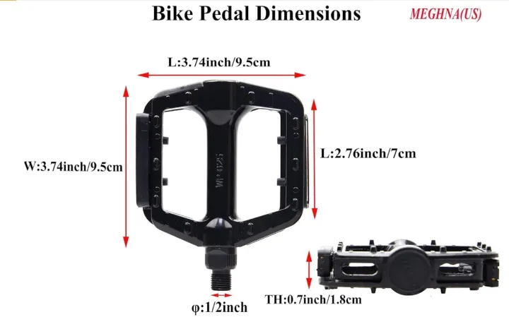 2%20x%20paddle%20For%20Bycycle%20Black%20Color"Bike%20Pedals%20Non-Slip%20Bicycle"%20For%20Smooth%20Ride%20For%20Small%20Medium%20and%20Full%20Size%20Bycycles%20Steel%20Spindle%20Heavy%20Plastic%20Body%20Non%20Breakable%20-%20Image%204