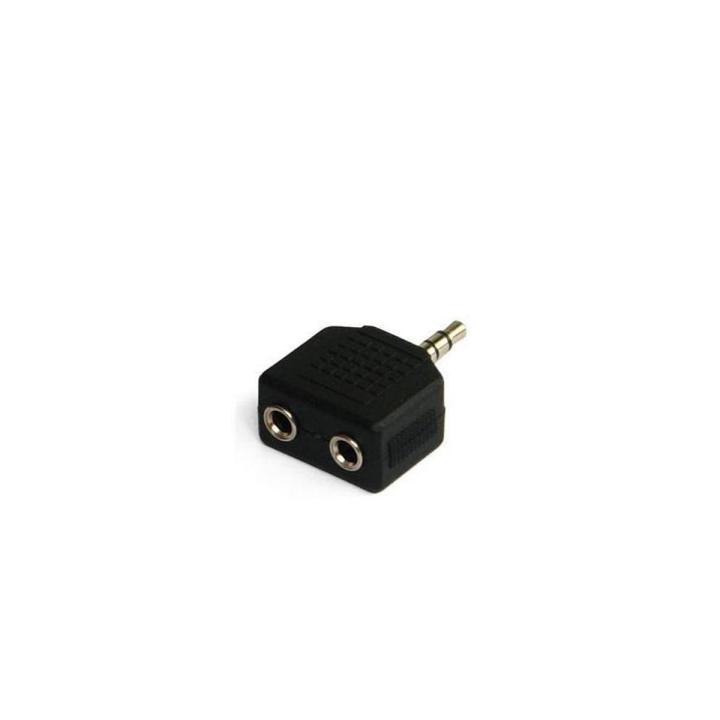 3.5mm Audio Jack Male to Dual 3.5mm Female Double Earphone Headphone Y Splitter Adapter Plug for MP3 Phone