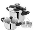 Pressure Cooker 3 in 1 Automatic Royal King 4L+ 6L Best Quality. 