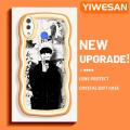 YIWESAN For Huawei Nova 3i Nova 3 Case Fashion Gojo Satoru Pattern Colorful Lovely Cream Wave Border Soft Clear Shockproof Phone Cases Creative Camera Transparent Casing Simple Gentle Protective Cover. 