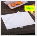 Butter Paper Pack of 50 Sheets Baking Paper Shourma Burger wrap, Art Paper, Kitchen Parchment Paper Cookie, Multi-Purpose Paper Sheets Pre-Cut. 