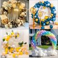 Round Backdrop Stand for Decoration, Flower Backdrop Frame Round, Metal Balloon Stand, Balloons Frame Circle, Round Balloons Stand, Round Arch Stand For Balloons Decoration, Easy to Assemble Round Stand, Round Decor Frame, Metal Stand For flower Decoratio. 