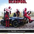 Deadpool Groot Anime Action Figure Sitting Posture Model X-Men Mini Doll Car Decoration Marvel Collection Figurine Toys Gift Golven Toy. 