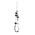 Bow beaded keychain Adorable Acrylic Korean version  case hanger Smiling face New Korean  strap for  decoration Fashion accessories Gift for friends Suitable for all ages Daily  accessory. 