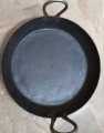 flat karahi for making jalebi shami kabab butt karahi tawa fist fry kalahi tawa tawa keema and lot of things heavy quality easy to use easy to handle. 