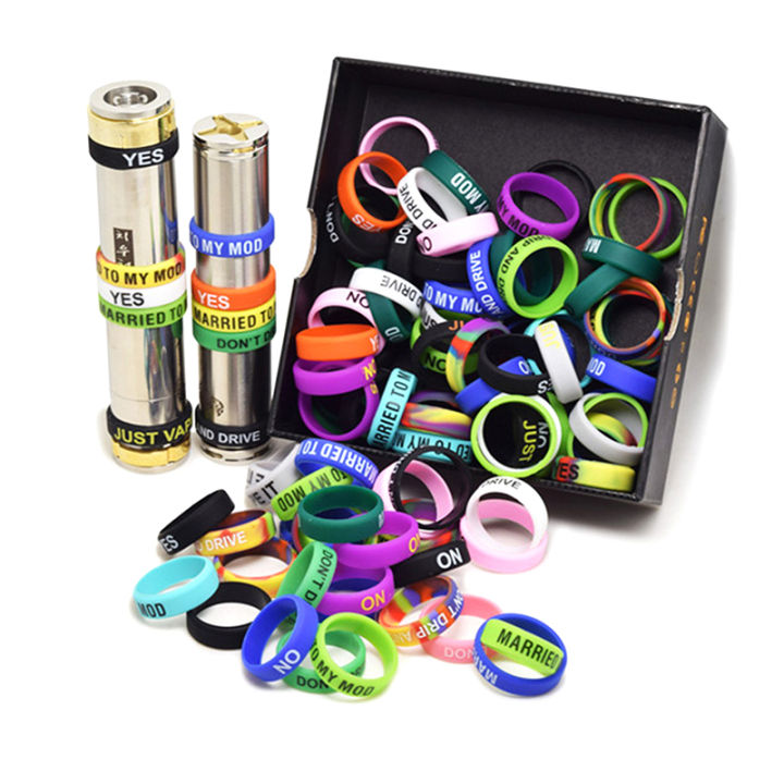 10pcs Anti Slip Bands silicone ring for vape Anti-scalding Decorative Rings XUANTING