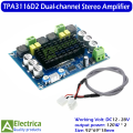 2.1 Channel Audio Stereo Equalizer Bluetooth Hifi Power Subwoofer Amplifier Board Tpa3116d2 by Electrica. 