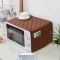 Dust-resistant Microwave Oven Cover with Quilted Fabric. 