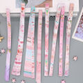 Sunfloweio 540 Sheets Sakura Origami Stars Paper Strips Lucky Star Origami Decoration Folding Paper DIY Child Hand Art Crafting Supplies. 