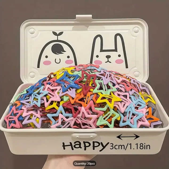 20/40Pcs%20Colorful%20Star%20BB%20Hair%20Clips%20For%20Girls%20Children%20Lovely%20Hair%20Decorate%20Hairpins%20Barrettes%20Headwear%20Kids%20Hair%20Accessories%20-%20Image%203