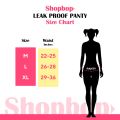 SHOPBOP Pack of 3 Leak Proof Menstrual Panties of Large Size Cotton Panties Women Sexy Physiological Underwear Period Waterproof Briefs. 