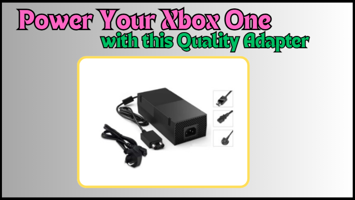 XBOX ONE Console Replacement AC Adapter Charger Brick Power Supply Cable Comes with UK Plug