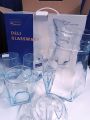 7 PCs Glass  Water Set  1-Jug + 6-Glass | Deli Glassware. 