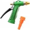 Water Spray Brass Nozzle Gardening Planter High Pressure Water Sprayer with Trigger Spray for Garden Car Washing Bike (Green). 