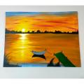 HAND MADE ACRYLIC PAINTING SIZE IS 18/24 INCHES. 