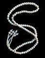 100 Beads White Feroza Prayer Beads (8MM) Tesbih-Tasbih-Tasbeeh-Misbaha-Masbaha-Subha-Sebha-Sibha-Worry Beads-Rosary. 