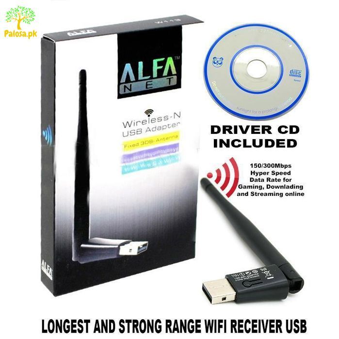 ALFA NET Wireless N USB Adapter USB Wifi Antenna Wireless USB Wifi Adapter 150 Mbps 3DBi Antenna DVR Receiver