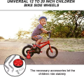 Bicycle Training Wheel 12 inch, 14, 16, 18, 20 Cycle Supporting Wheels Adjustable cycle Wheels Bike Side Wheels Training Balance Small Wheels Prefect For kids bike Studying. 