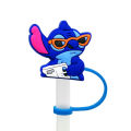 Hot Toys Stitch Straw Cover for Stanley Cup,Straw Topper Compatible with 30 40Oz Tumbler Handle,10mm/0.4in Silicone Straw Cover. 