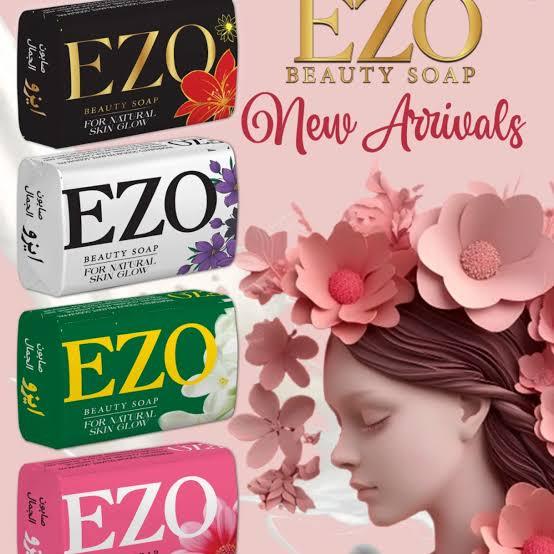 EZO Beauty Soap For Natural Whitening Skin Glow Luxury Soap For Girls, Women, Men in 4 Flavours