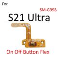 Switch Power ON OFF Button Flex Cable Parts For Samsung Galaxy S20 FE S21 Ultra Plus 4G 5G Mute Silence Volume Key Part. 