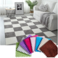 30X30Cm Kids Carpet Foam Puzzle Mat EVA Shaggy Baby Eco Floor Square Stitching Velvet Mat For Living Room Decor Floor Mats 1Pcs. 