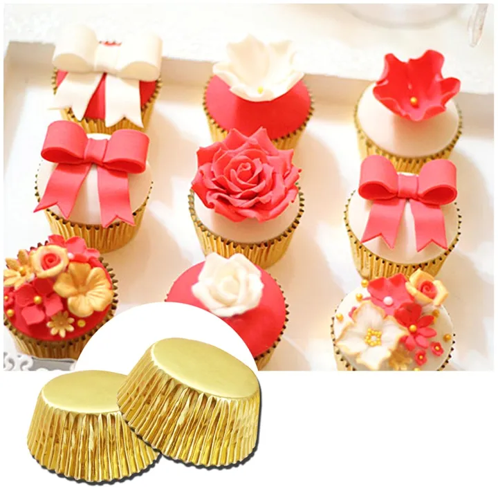 80%20Pieces%20Disposable%20Golden%20Aluminium%20Foil%20Cup%20Cake%20Muffin%20Liners%20Baking%20Accessories%20-%20Image%204