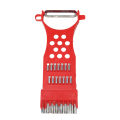 Multifunctional Potato Scraper Peeler Food Cutter Vegetable Slicer Kitchen Tool. 